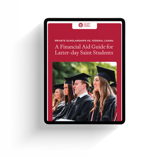 SVU Scholarships + FinAid eBook mockup